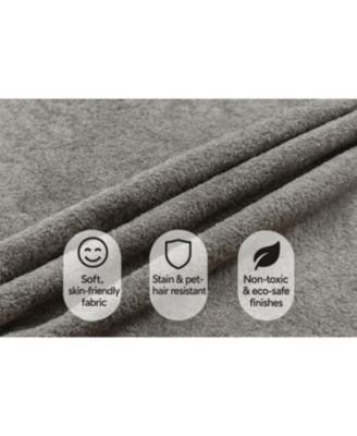 Streamdale Full-Foam Modular Sofa, 96" Boucle 2-Piece Sectional with Rounded Arms