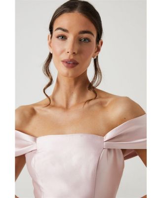 Women's Honoured Twill Bardot Maxi Dress