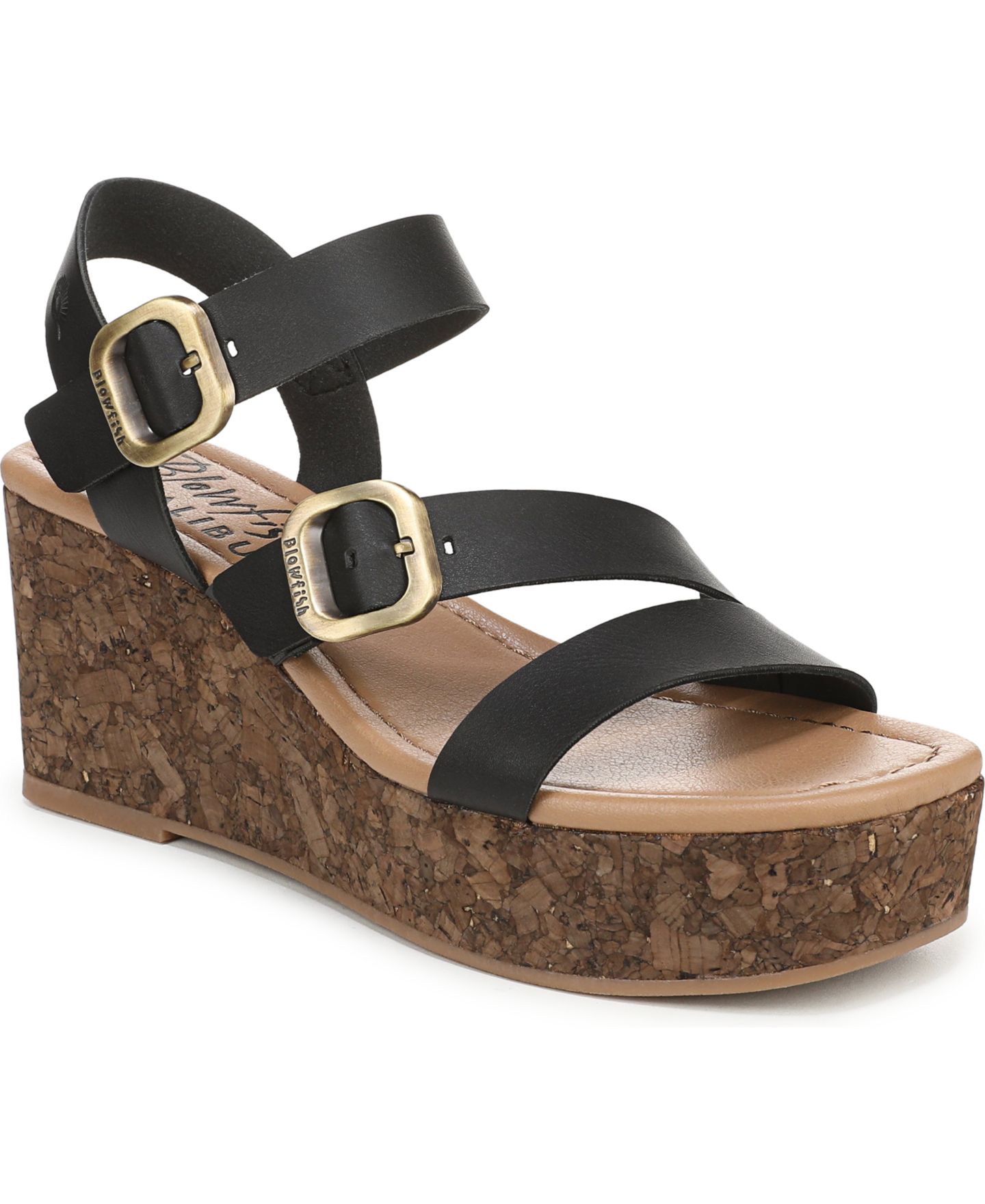 Женские сандалии Blowfish Malibu Ali Slingback, цвет: Чёрная искусственная кожа — фото 1