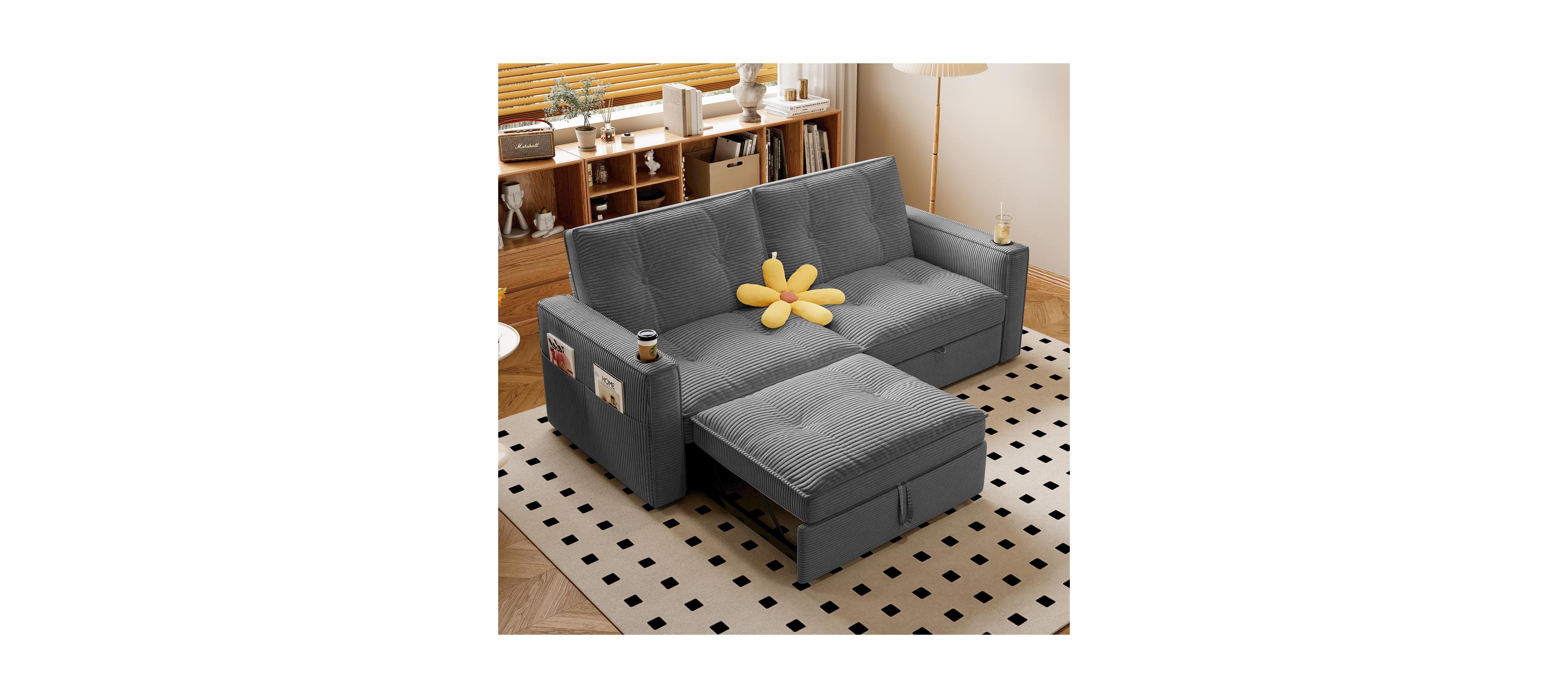 Streamdale Multi-Functional Convertible Sofa Bed 2-in-1 (for Sitting and Sleeping)