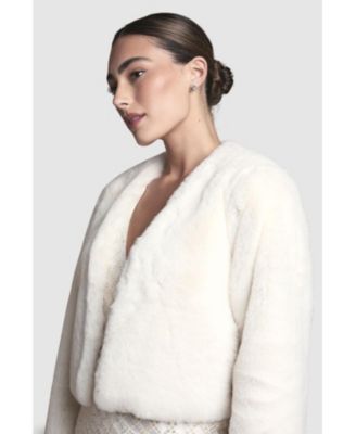Women's Edge To Edge Faux Fur Coat
