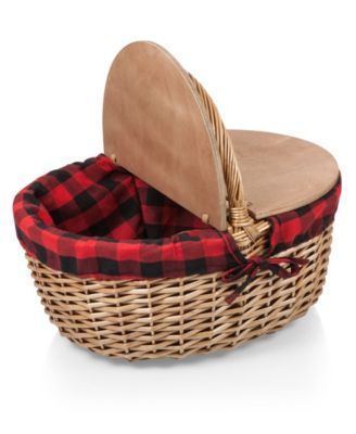 Country Basket with Gourmet Gift Pack, 14 Piece