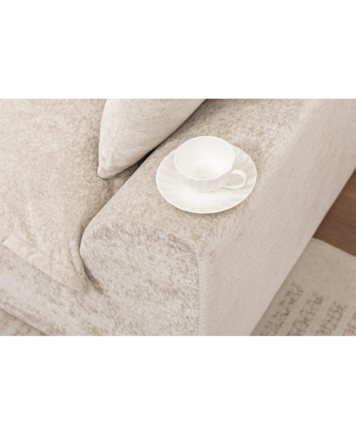 Streamdale Furniture Streamdale 103" Cloud Sectional Couch with L-Shape Chaise