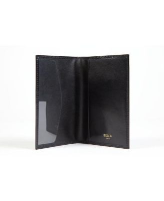 Men's Old Leather Passport Case