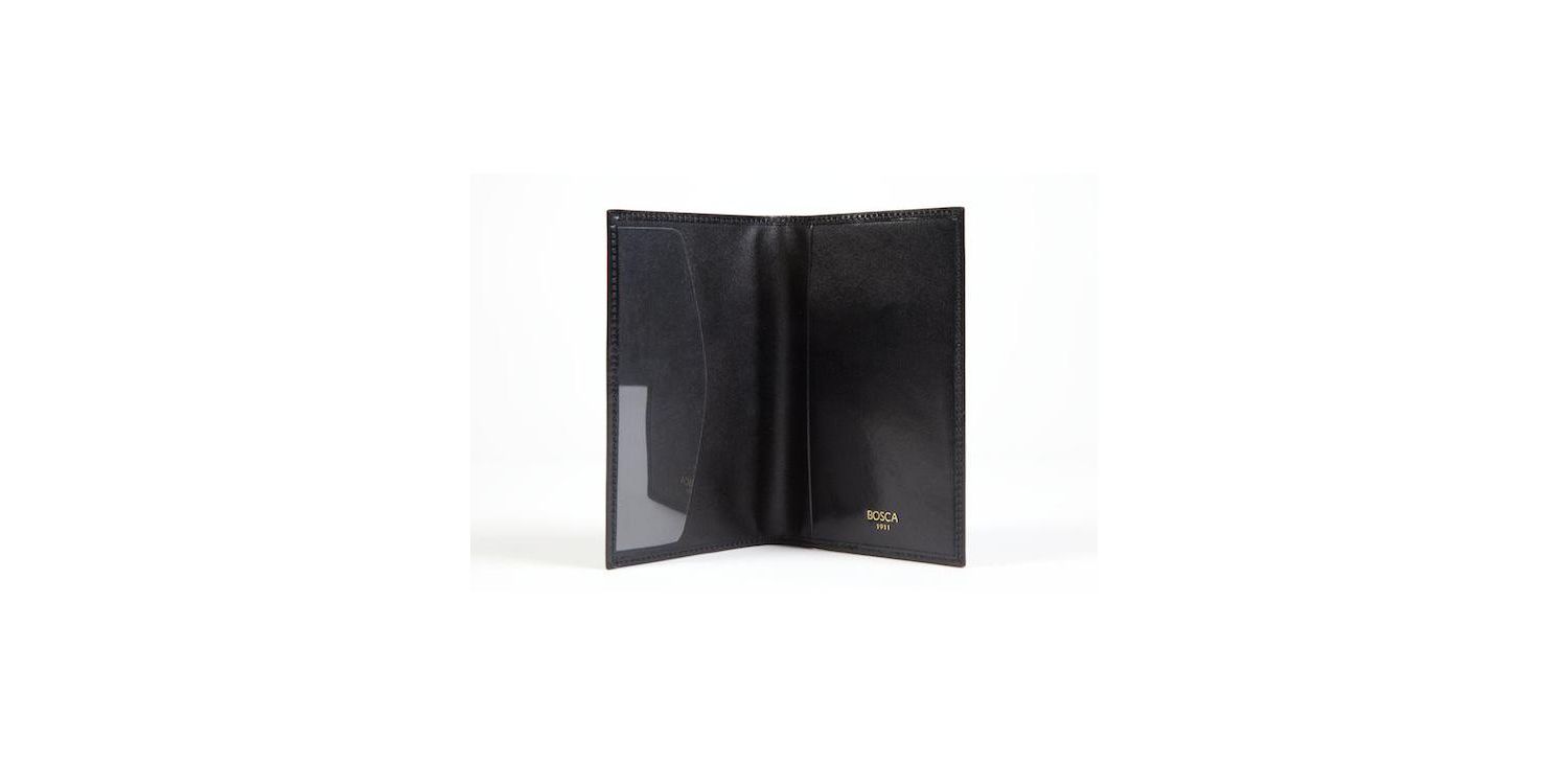 Men's Old Leather Passport Case
