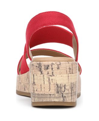 Women's Odette Square Open Toe Wedge Sandals