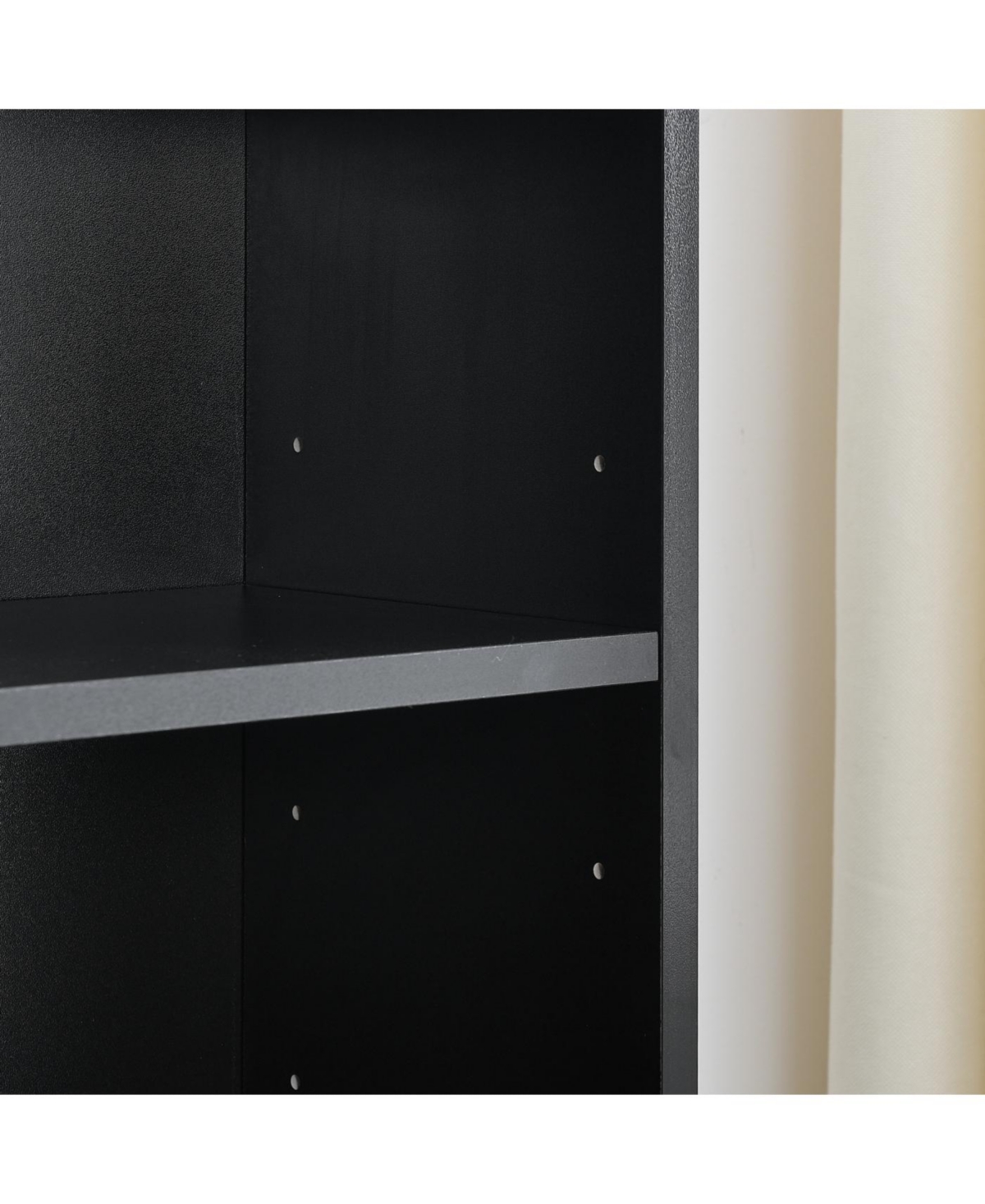 Streamdale Furniture 8-Tier Media Tower Rack Cd Dvd Slim Storage Cabinet with Adjustable Shelves