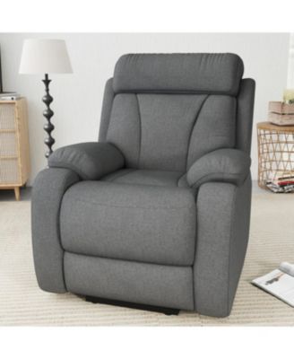 Power Lift Recliner for Elderly, Small Spaces, Remote Control, Dark Gray
