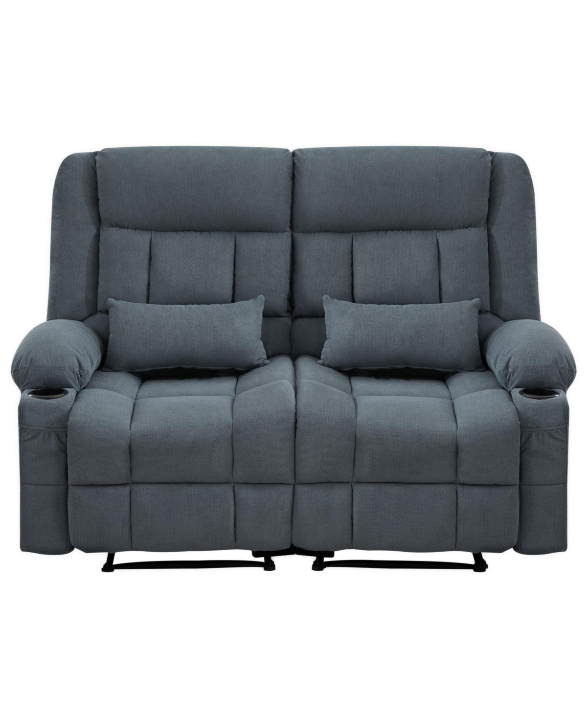 Streamdale Recliner Loveseat with Cup Holders & Side Pocket for Adults