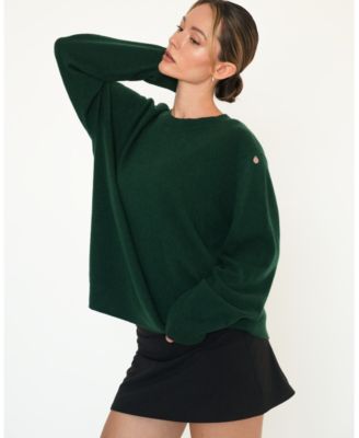 Women's Beau Oversized Crewneck Cashmere Sweater
