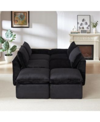 Streamdale Modern corduroy cloud sofa, freely combined, comfortable sitting experience