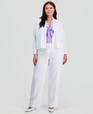 Plus Size Cropped Kissing-Front Shrug