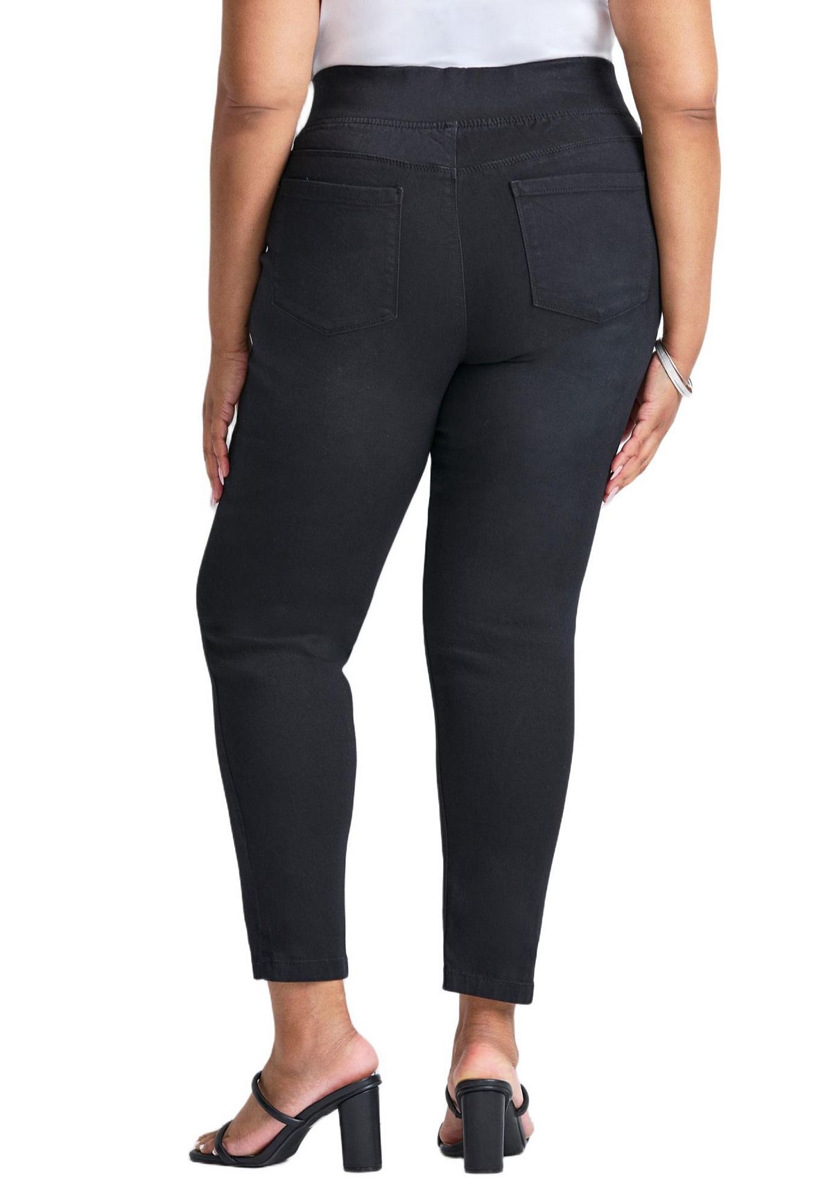 Avenue Women's Plus Size Butter Denim Pull-On High Rise Jean view 2 — MAYCSS fashion products