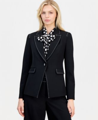 Petite One-Button Blazer