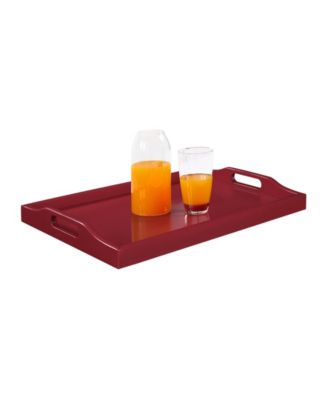 22" Rubberwood Designs2Go Multifunctional Serving Tray