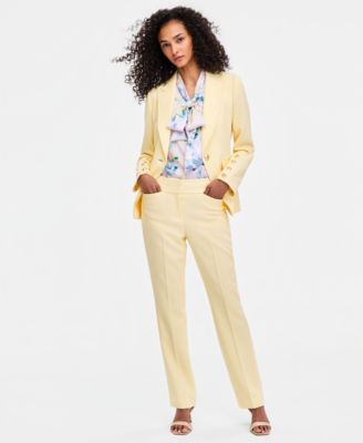 Women's Peak Lapel One-Button Blazer