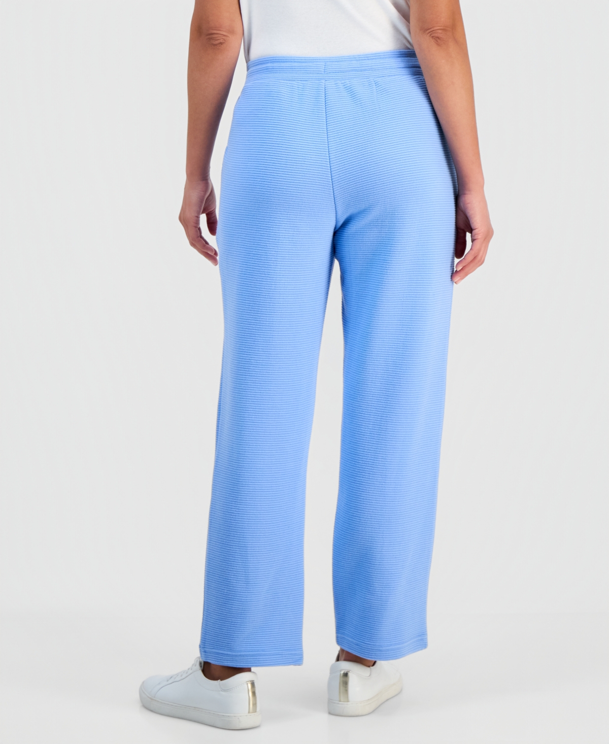 Style & Co Petite Ottoman-Stitched Drawstring Pants, Macy's Exclusive