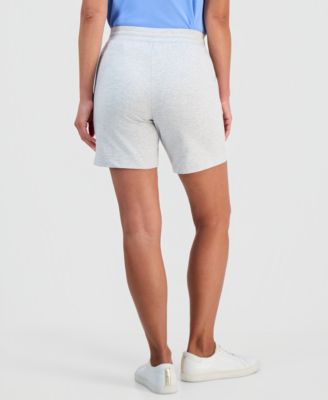 Petite Mid-Rise Drawstring Shorts