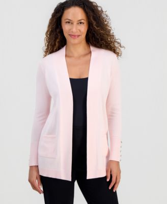 Women's Button-Sleeve Flyaway Cardigan
