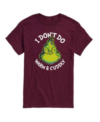 Men's The Grinch I Don't Do Warm And Cuddly Graphic T-Shirt