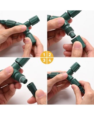 10Pcs IP65 Waterproof Wire Connectors 3 Way Y-Shape for Outdoor Lights