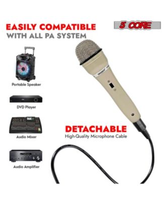 XLR Microphone Dynamic Mic Karaoke Singing Studio Mics Handheld Microfono