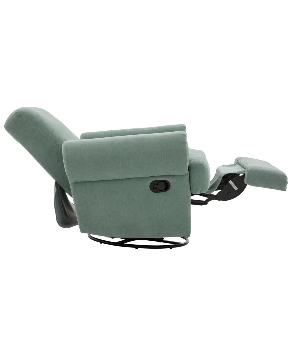 Streamdale Furniture Manual Recliner Sofa Swivel Rocker Chair with Adjustable Backrest, Sky Blue