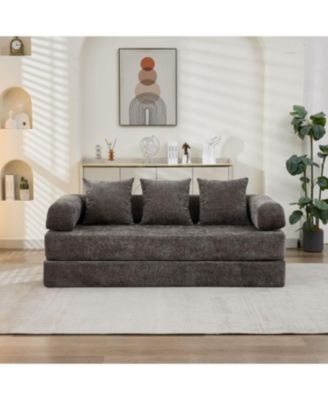 Convertible Sleeper Sofa: Versatile, Space-Saving Chenille Fabric Sofa Bed