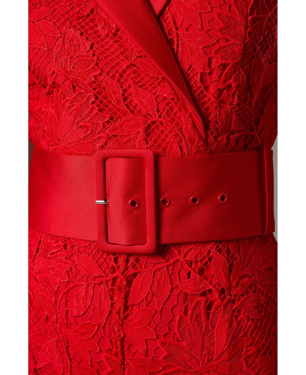 Coast Women's Lisa Lace Belted Jumpsuit