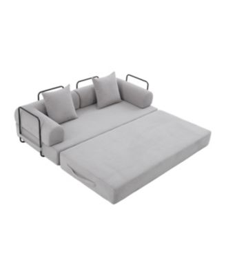 Streamdale Foldable & Compressible Sofa with Metal Frame for Small Spaces