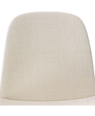 Modern Knit Fabric Dining Chairs with Iron Legs