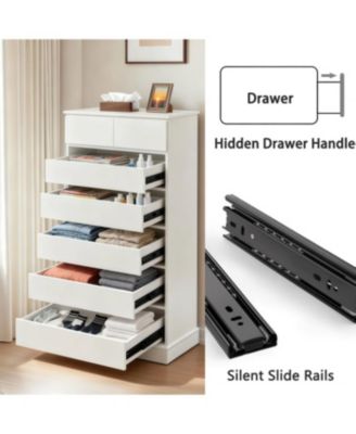 6-Drawer Dresser for Bedroom, Modern Chest of Drawers