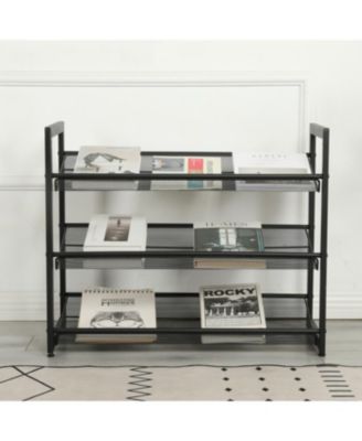 3-Tier Adjustable Shoe Rack Organizer for Entryway