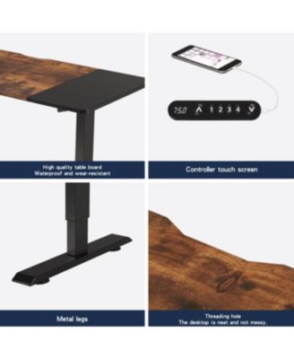 Electric Standing Desk - Adjustable Height Computer/Gaming Table (55")