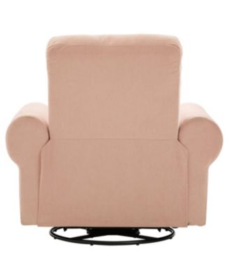 Streamdale Manual Recliner Sofa Swivel Rocker Chair with Adjustable Backrest, Sky Blue