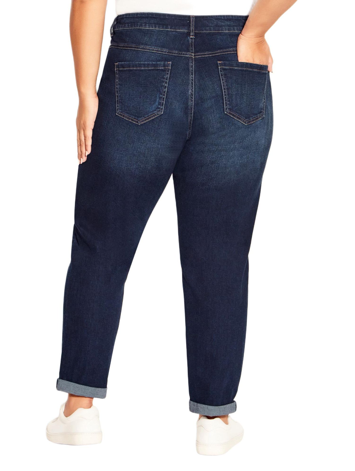 Women's Plus Size Girlfriend Rip Jean