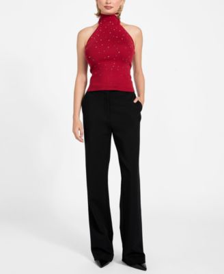 Women's Sleeveless Halter Neck Minara Hot Fix Top