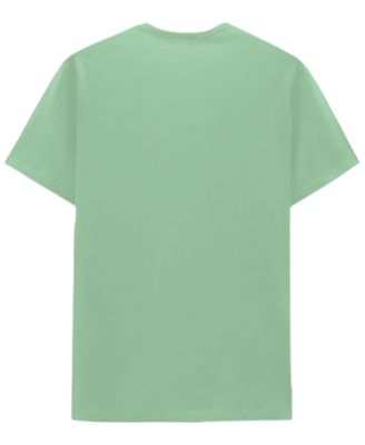 Men's Snoopy Peanuts Lucky St. Patrick's Strip Crewneck T-Shirt
