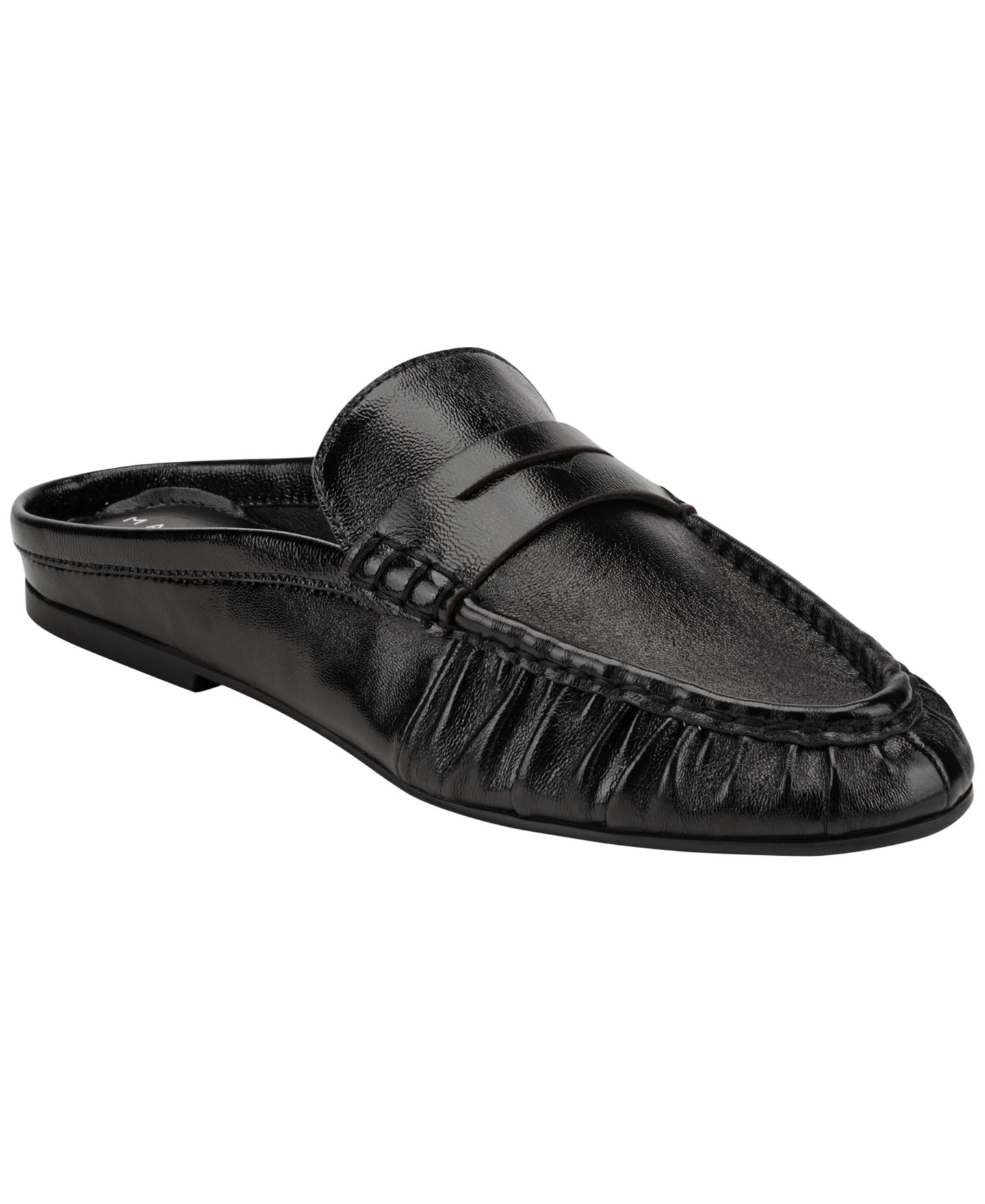 Женские сабо Marc Fisher LTD Jaynie Slip-On Mule, цвет: Чёрный кожаный — фото 1