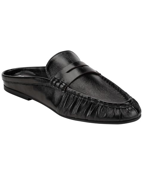Женские сабо Marc Fisher LTD Jaynie Slip-On Mule, цвет: Чёрный кожаный