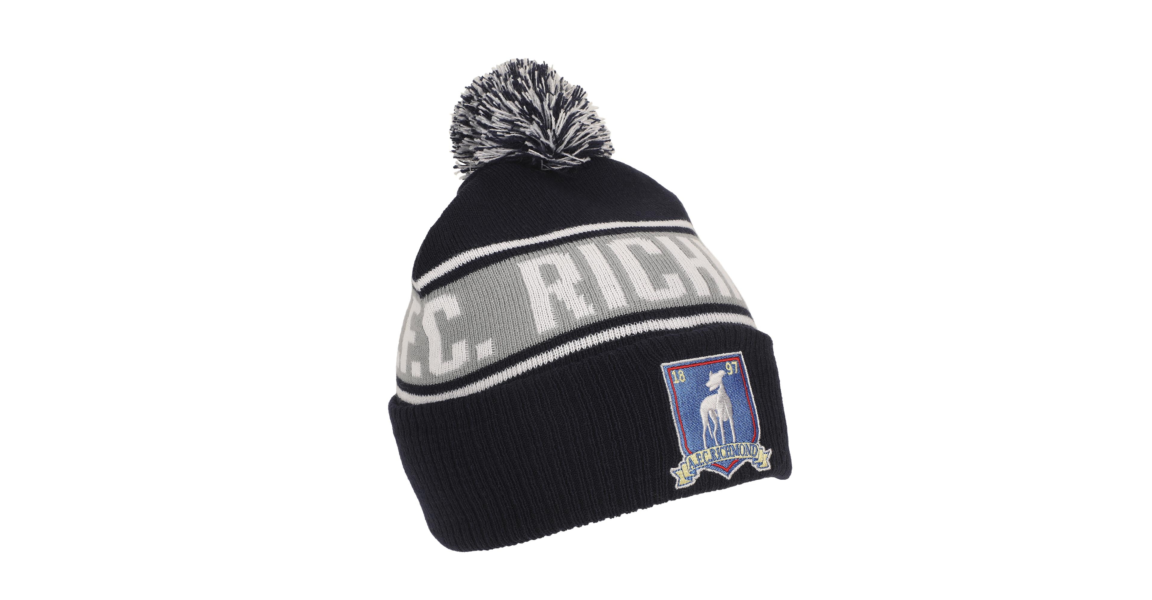 Ted Lasso Men's A.f.c. Richmond Black Cuff Beanie