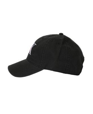 Men's Embroidered Logo Black Unstructured Baseball Cap.