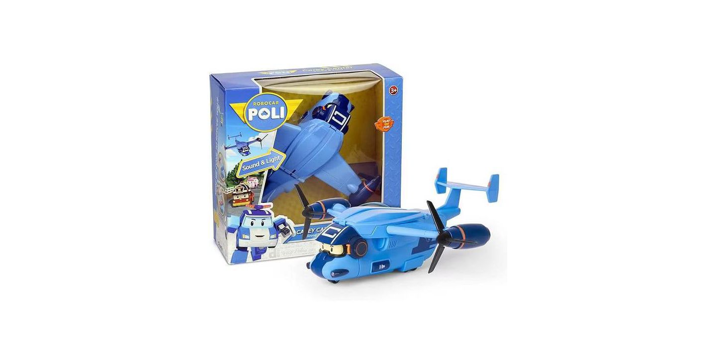Детская игрушка Robocar Poli Carey Carrier Sound & Light Transport Plane Toy — фото 2