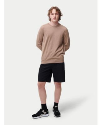 Men's Crewneck Cotton Silk Cashmere Blend Sweater