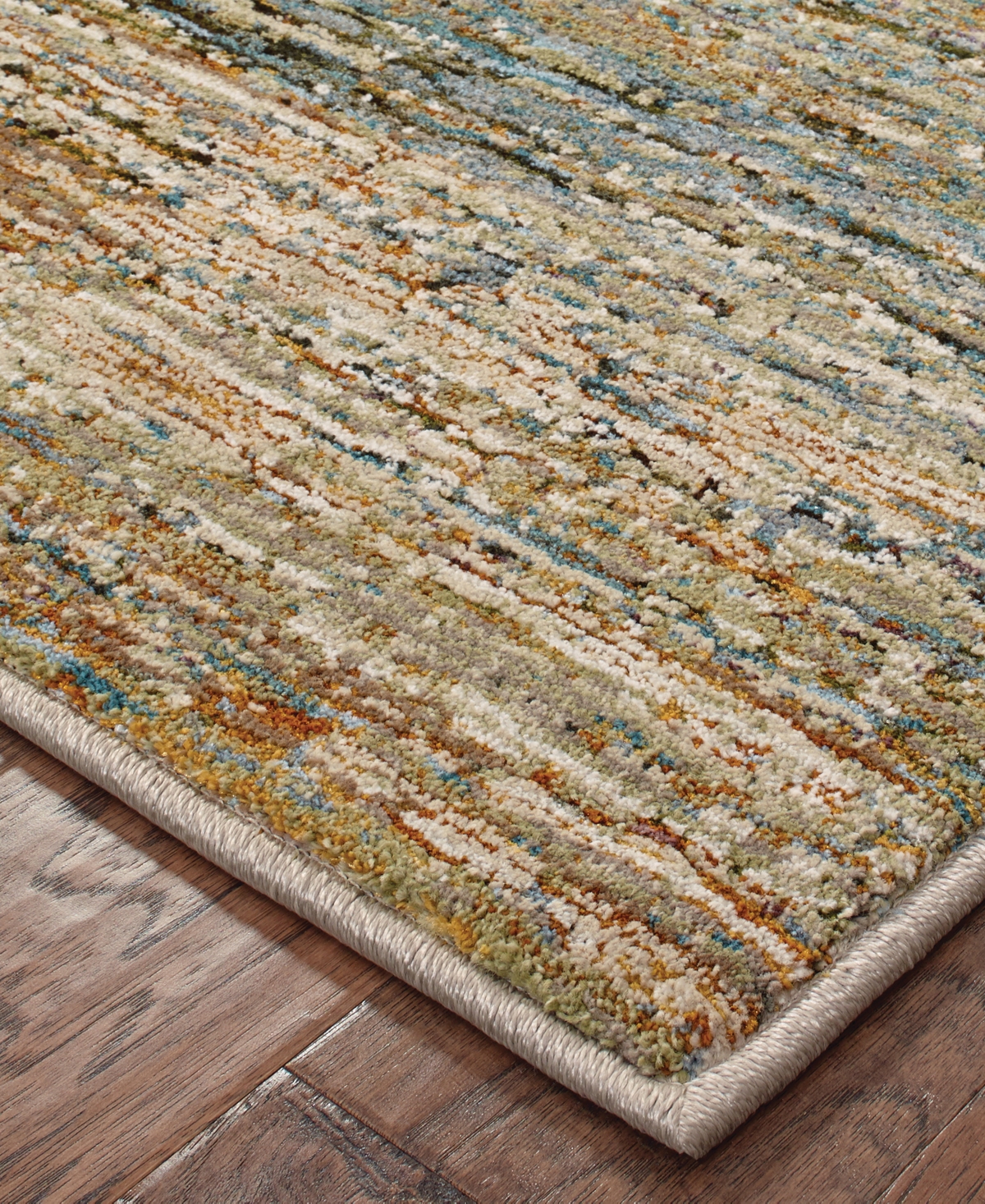 Oriental Weavers Atlas Plains 6'7" X 9'6" Area Rug In Sand