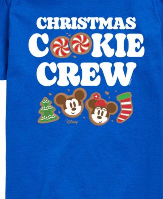 Boys' 8-20 Mickey and Minnie Christmas Cookie Crewneck Graphic Short-Sleeve T-Shirt