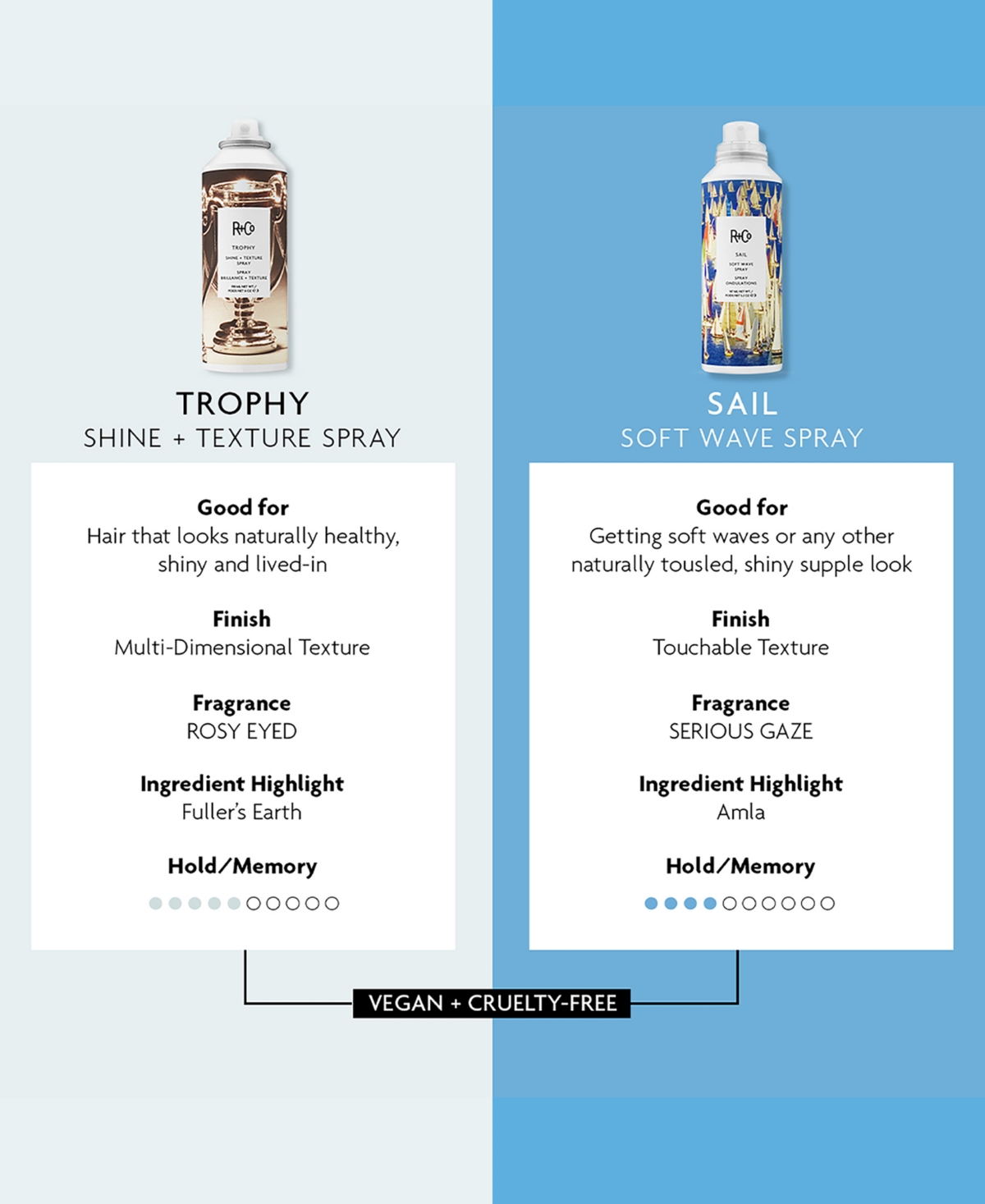 R+Co Trophy Shine Plus Texture Spray, 6 oz.