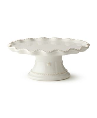 Heritage Scroll 11.5" Footed Cake Plate