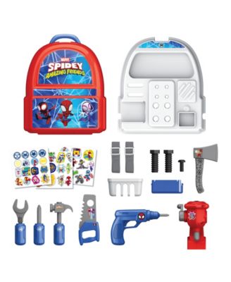 Spidey and His Amazing Friends Handyman Backpack Tool Set, 18-Piece