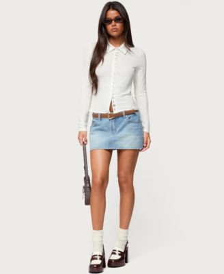 Women's Pennie Iridescent Button Up Shirt